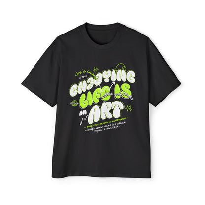 Doodle Quote Oversized T-Shirt