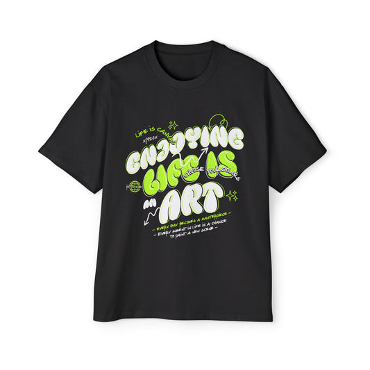 Doodle Quote Oversized T-Shirt